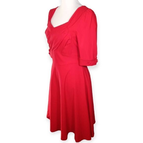 Miusol Red Women's Dress - Picture 5 of 10
